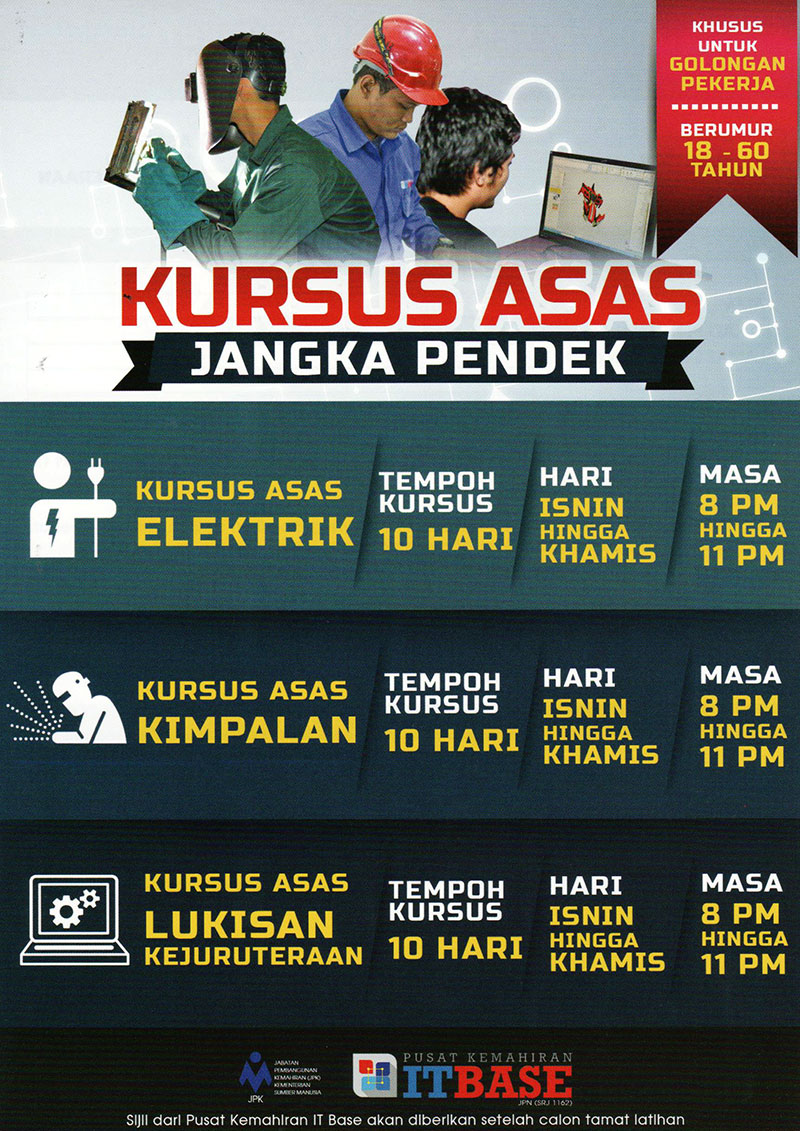 kursus jangka pendek kolej komuniti 2019